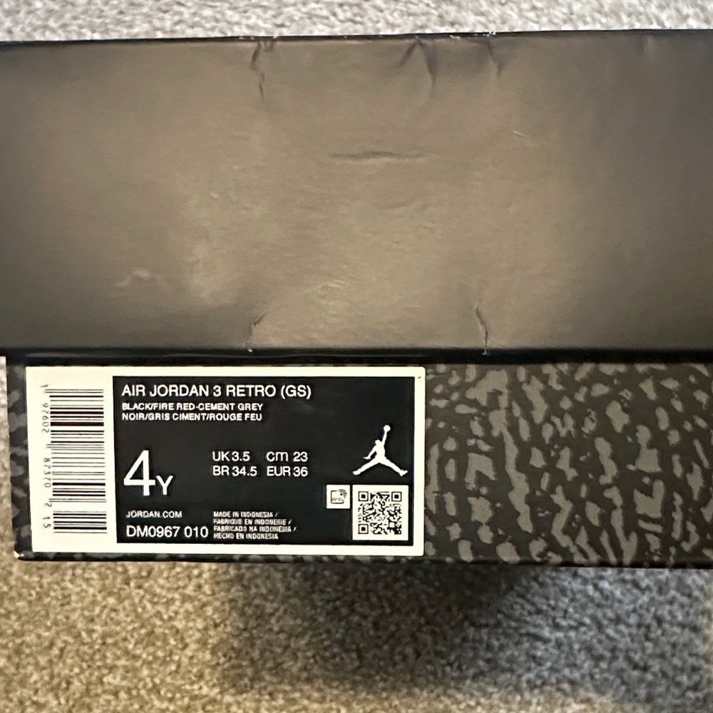 Jordan Kids Sneakers - Black and Red